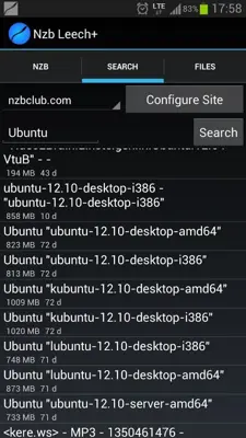 Nzb Leech Free android App screenshot 12