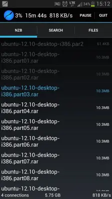 Nzb Leech Free android App screenshot 13
